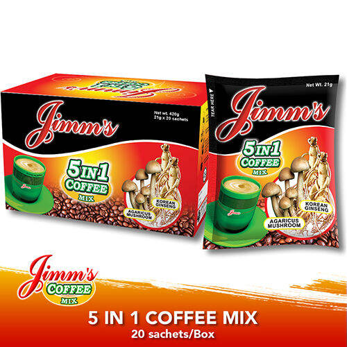 Jimm's Coffee Mix 5 in 1 Coffee by 20's Lazada PH