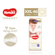 Tã quần cao cấp Hàn Quốc Huggies Thin & Soft Super Jumbo size XXL - 46 miếng thumbnail