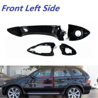 1 Set Door Handle Kit Exterior Door Handle Kit Front Driver LH Left Side 51218243617 for BMW X5 E53 2000-2006