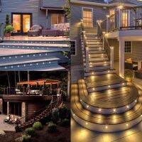 Villa Embed Light Led Spot Lighting ดาดฟ้าระเบียงขั้นตอนสนามหลังบ้านโคมไฟตั้งพื้นขนาดเล็กกันน้ำ20-Pack Deck