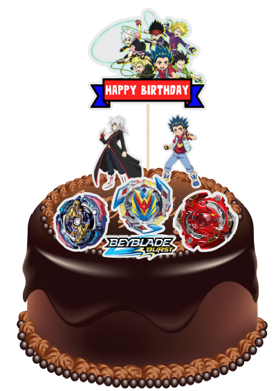 27 Decorations for Beyblade Cake Topper Cupcake Toppers Birthday Party  Supplies Beyblades Decor for Children : Buy Online at Best Price in KSA -  Souq is now Amazon.sa: Grocery