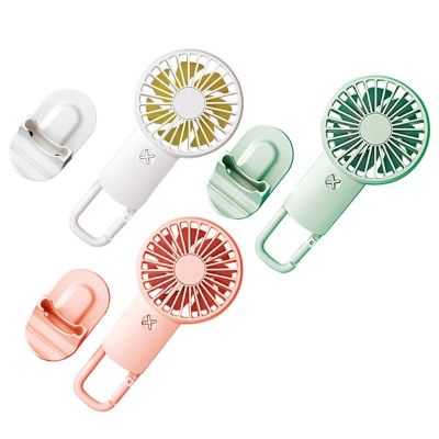 【YF】 Portable USB Desk Fan 3 Speeds Adjustable Handheld Personal Small Cooling for Travel Picnic Office Commute N0PF