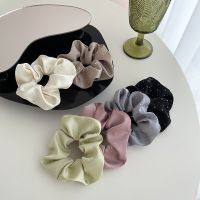 【hot】﹍✱┇  1pc Silk French Scrunchie Elastic Multicolor Hair Band Ponytail Holder Headband Accessories Ties