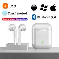 ZZOOI J18 2022 New Wireless TWS Earphone Bluetooth 5.0 HD Stereo Noise Cancelling Earbuds With Mic In-Ear Sport Waterproof Headset In-Ear Headphones