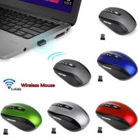 【CW】 2.4GHz Wireless Gaming Mouse Computer Gaming Mouse Wireless USB Battery Powered For Laptop Desktop PC Computer USB Receiver