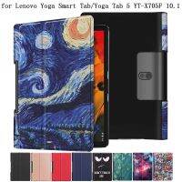 （Hoshi electron）เคส PUTablet สำหรับ YOGA Tab 5ฝาครอบ Tab5X705F Fundas Foryoggab 10.1 CaseStand Shell