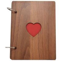 6 Inch Wooden Photo Album Baby Growth Memory Life Photo Relief Book Record Book