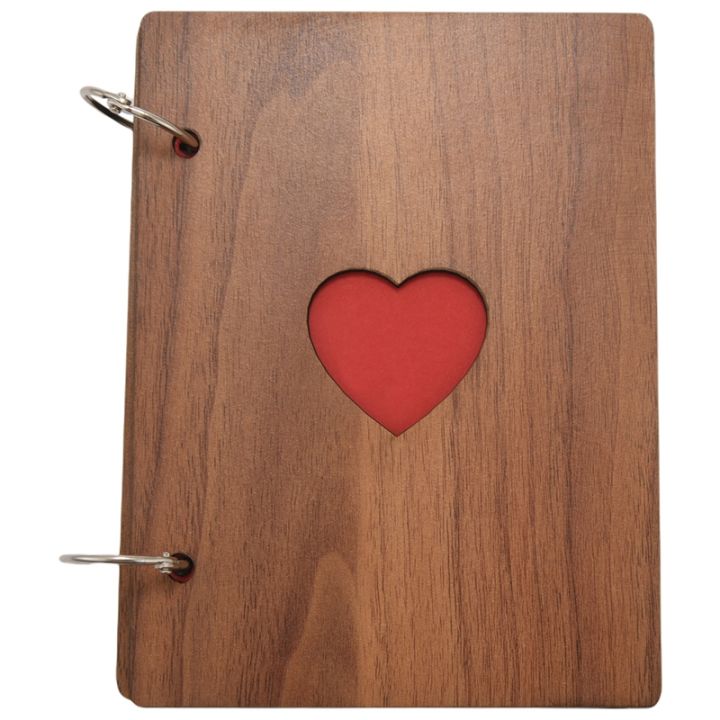 6-inch-wooden-photo-album-baby-growth-memory-life-photo-relief-book-record-book