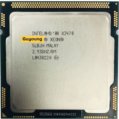 Xeon X3470 2.933 GHz Quad-Core แปด-Thread 95W เครื่องประมวลผลซีพียู8M 95W LGA 1156
