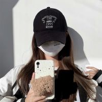 [COD] Korean hat female spring new 1995 letter embroidered peaked cap version all-match soft top face baseball