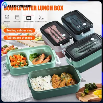 LocknLock 2 Layers Lunch Box Set Food container with Bag and Chopsticks Set