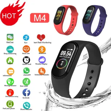M4 Smart Bracelet Fitness Tracker Heart Rate Monitor Bluetooth-compatible Smart  Wristband Life Waterproof Pedometer Sport Watch | Fruugo BH