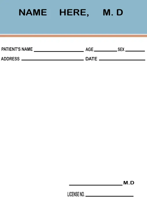 CUSTOMIZED RX PADS/PRESCRIPTION PADS | Lazada PH