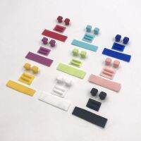 For NDSL Host Dust Plugs For Nintendo DS Lite Screw Feet Cover Charging Port Protections Card Slot Cover Games