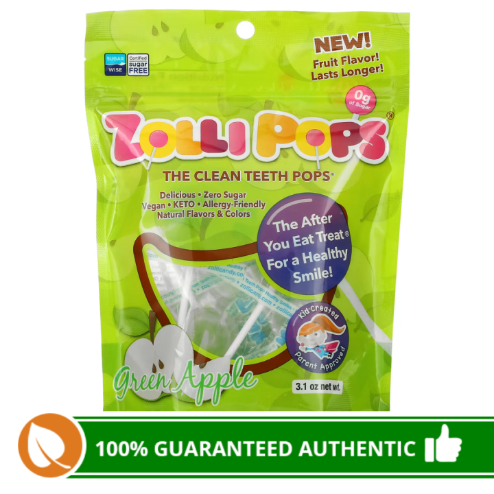 The Clean Teeth Pops, Blue Raspberry, 3.1 Oz (88 G - View #8