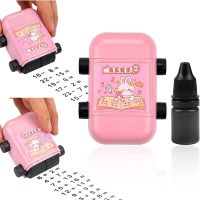 New 2 In 1 Teaching Stamps Double-Head Roller Digital Teaching Stamp Reusable Calculation Math Educational Toy Stamp Calculators