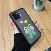 สำหรับ Xiaomi Redmi A2เคสดีไซน์ตัวการ์ตูนกบน่ารัก A1มีน้ำค้างแข็งโปร่งใสเคสโทรศัพท์แบบแข็งกันกระแทกเต็มตัวสำหรับเด็กชายหญิงเคสป้องกันกล้อง