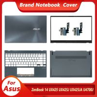 เคสฝาหลังแล็ปท็อปของแท้ UX425JA เอซุส Zenbook 14 UX425 UX425J U4700J ปกหลัง LCD/ฝาปิดโน้ตบุค/บานพับ/ที่วางฝ่ามือ/เคสด้านล่าง