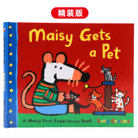 Mouse Bobo gets a pet Maisy gets a pet original English picture book Maisy first experience life scene experience picture book early childhood education enlightenment cognition picture book character cultivation