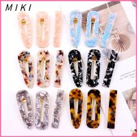 MIKI 3 Pcs/set ย้อนยุค ผู้หญิง ชุดเครื่องประดับผม กิ๊บติดผม กิ๊บติดผมเด็กผู้หญิง ปิ่นปักผม กิ๊บติดผมกรดอะซิติก