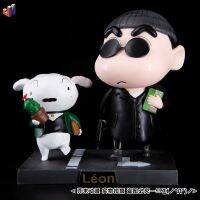 16ซม. Kawaii Crayon Shin-Chan อะนิเมะคอสเพลย์ Platinum Saber Figurine ตุ๊กตาตุ๊กตารูปปั้นคอลเลกชันของเล่นเด็กเทศกาลของขวัญ