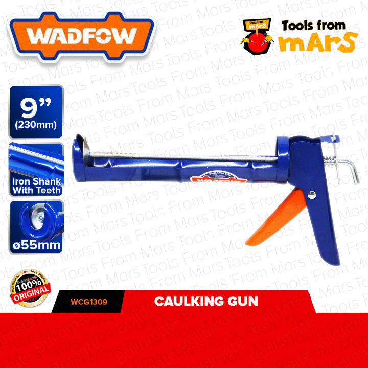 WADFOW Caulking Gun 9" Inch Caulk Gun Sealant Gun Adhesive Gun Silicone