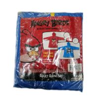 RAN เสื้อกันฝน  ลายลิขสิทธ์ free size ลายAngryBird Pooh ชุดกันฝน  เสื้อคลุมกันฝน