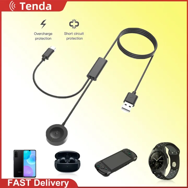 120cm Portable PD Type-C Fast Charging Cable Cradle for Fossil Gen 6 ...