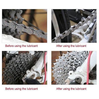 ▧✹ 60ml Spray Bicycle Lubricant MTB Mountain Bike Front Fork Oil Cycling Damping Anti-rust Bicycle Chain Lube Special Oil