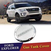 สติกเกอร์แต่งรถสำหรับ Ford Explorer Abs ถังน้ำมันโครเมี่ยมที่คลุมน้ำมันก๊าซฝาครอบตัด