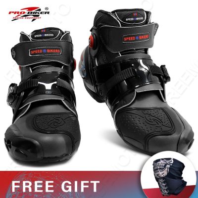 [COD] ของขวัญฟรีรองเท้ารถจักรยานยนต์รองเท้าผู้ชาย Moto hombre ENDURO motocross Boot รองเท้าสนามมืออาชีพ