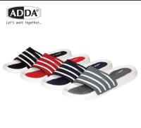 รองเท้าแตะ Adda รุ่น 31T15-M4 สีดำ กรม เทา แดง ของเเท้ 100%