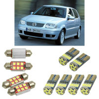 Interior led Car lights For Volkswagen polo 6n2 hatchback car accessories License Plate Light 6pc