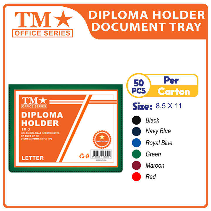 TM Diploma Holder Letter 8.5 x 11 x 50 pcs Lazada PH
