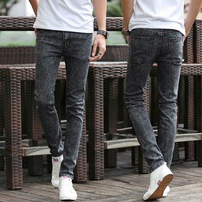 ☑️Ready Stock Seluar Panjang Lelaki Korean Casual Pants Men Moto Stype Black Two Zipper Jeans