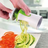 1ชิ้นใบมีดผัก Spiralizer เครื่องตัด T Wister มือถือเกลียวตัดผลไม้ขูดเครื่องมือการปรุงอาหารปาเก็ตตี้พาสต้าครัว G Adget