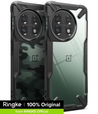 Ringke Fusion-X เข้ากันได้กับ OnePlus 11 5G เคสใสฮาร์ดกลับหนักทนทานกันกระแทก TPU กันชนปกคลุมด้วยข้อมือ Strap822