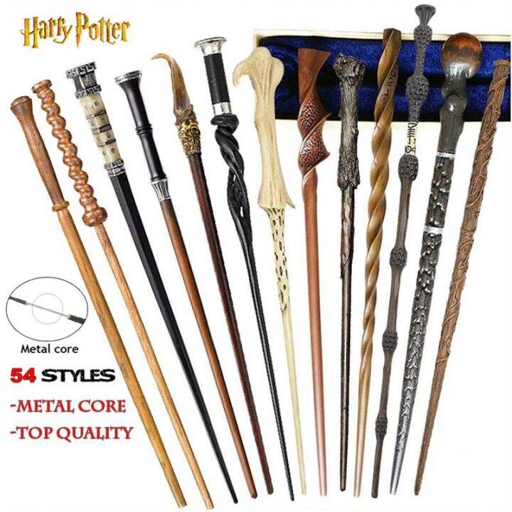 Top Quality Harry Potter Wands with Metal Core 54 Styles Cosplay Toy ...