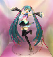 อะนิเมะ H Atsune Miku รูปการกระทำยืนท่าหุ่นของเล่นพีวีซีสาว Miku รุ่นของเล่นของขวัญ