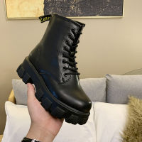 New Chunky Boots Fashion Pocket Platform Boots Women Ankle Boots Female Sole Pouch Ankle Boots Women Botas Mujer Plus Size