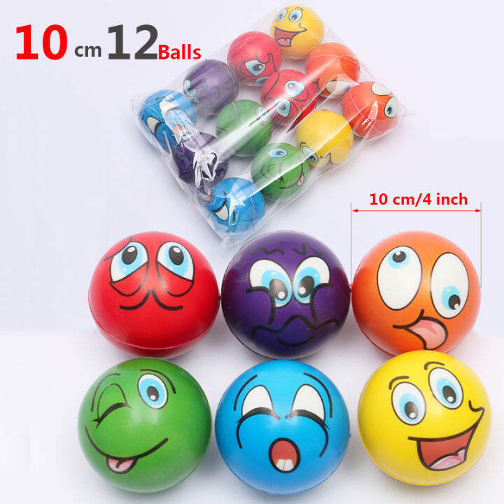 10cm-stress-ball-fidget-toys-7-6cm-6-3cm-expression-smiley-face-pu-ball-vent-sponge-expression-foam-anti-stress-popits-playing