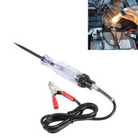 Car Auto 6V 12V 24V DC Car Truck Voltage Circuit Tester Car Test Voltmet Long Probe Pen Light Bulb Automobile Maint 6-24V