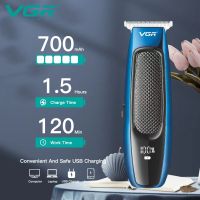 WholesaleVGR Clipper ผม700มิลลิแอมป์ชั่วโมงน้ำมันหัว LED จอแสดงผลดิจิตอล Clipper Clipper ผม IPX7กันน้ำ V-255ผนังแผงดูแลจัดส่งฟรี