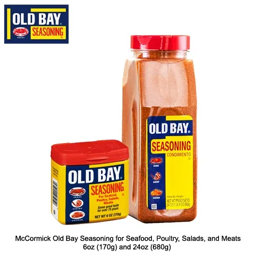 McCormick Old Bay Seasoning for Seafood, Poultry, Salads, and Meats 6