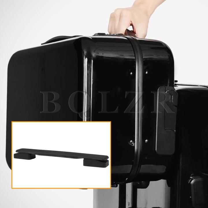 3x-b115สายจูงแบบปรับความยาวได้กระเป๋าเดินทางมือจับพร้อมสกรูขนาด198มม-สีดำชุด