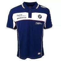 เสื้อโปโลสีฟ้าสำหรับ BMW tyco Motorrad