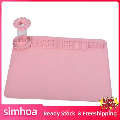 Simhoa แปรงทาสีที่ทำความสะอาดแปรงสีสำหรับล้างถังสำหรับวาดภาพในร่มกลางแจ้ง