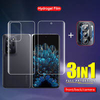 Slim Front / Back Soft TPU ฟิล์มไฮโดรเจลป้องกันสำหรับ Oppo Find N FindN 5G 7.1 "เลนส์กล้องป้องกันหน้าจอแก้ว-fi9o