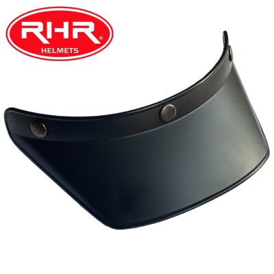 ：“{—— 3 Pin Buckle Fitted Helmet Visor Open  Full  Retro Motorcycle Helmet Visor