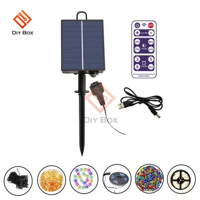 3V 24V Solar Battery Box Kit Pack Powered Lithium Panel Light With Drill Digger Remote Control For Led String Strip Lamp DIY